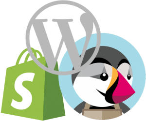 wordpress-prestashop-shopify-logos